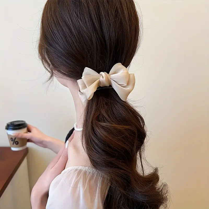 Hair Claw - Elegant Bow for Women and Girls. Boho