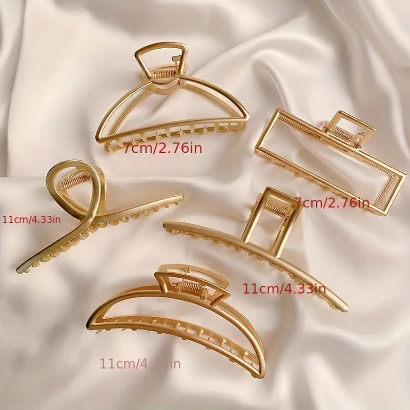 Large Stylish and Durable Metal Hair Claw Clip for Women