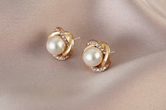 Faux Perl Earrings
