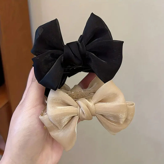 Hair Claw -  Elegant Bow for Women and Girls. Boho