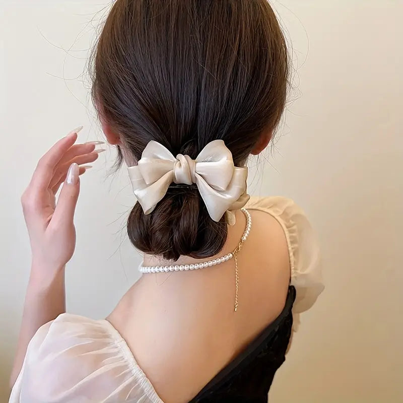 Hair Claw -  Elegant Bow for Women and Girls. Boho