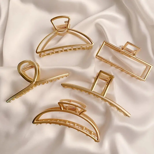 Large Stylish and Durable Metal Hair Claw Clip for Women